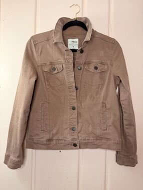 Sonoma Women’s Rose Tan Denim Jacket SzSmall